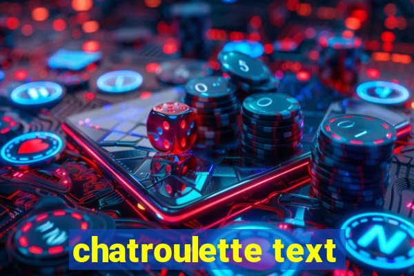 chatroulette text